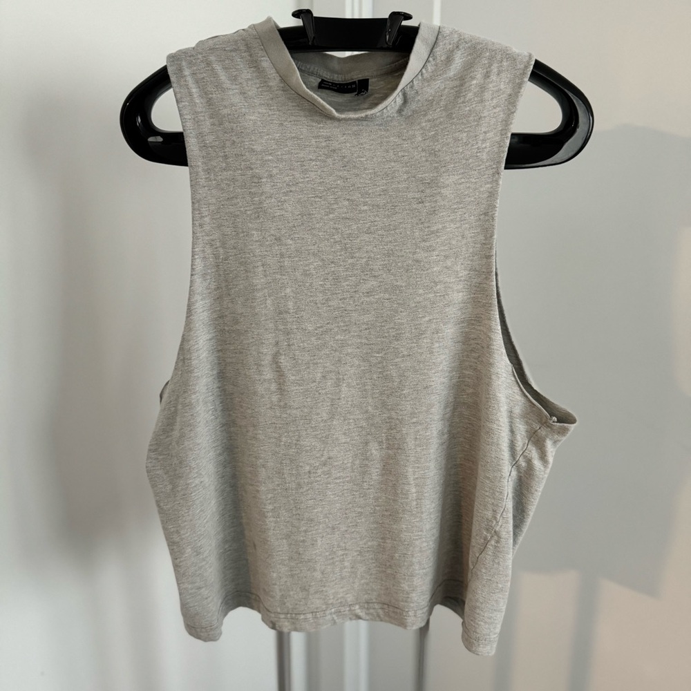 ASOS Sleeveless Light Grey Men Shirt (small)